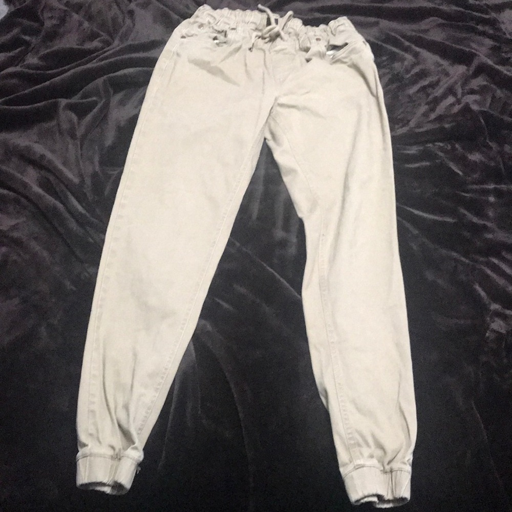 Beige joggers